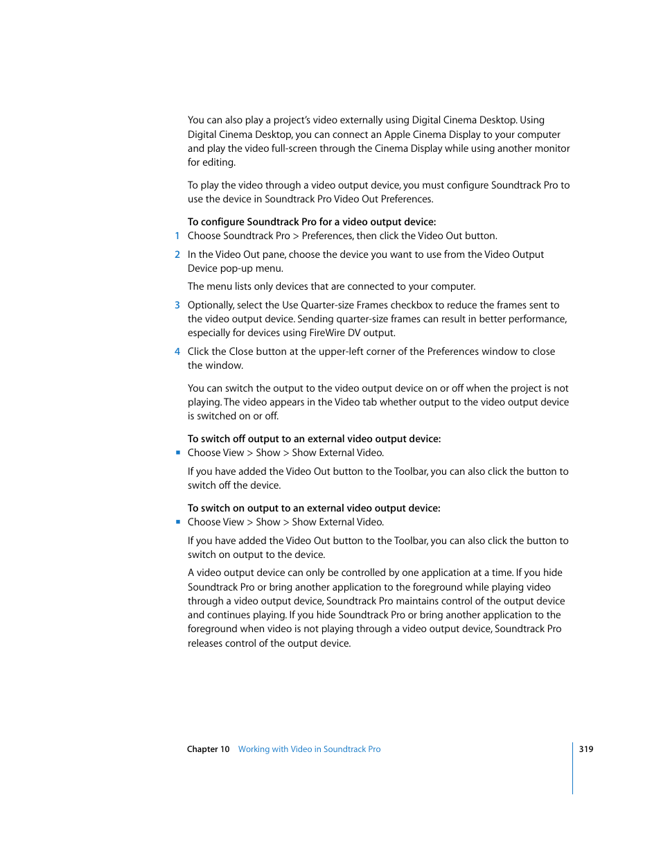 Apple Soundtrack Pro 2 User Manual | Page 319 / 566
