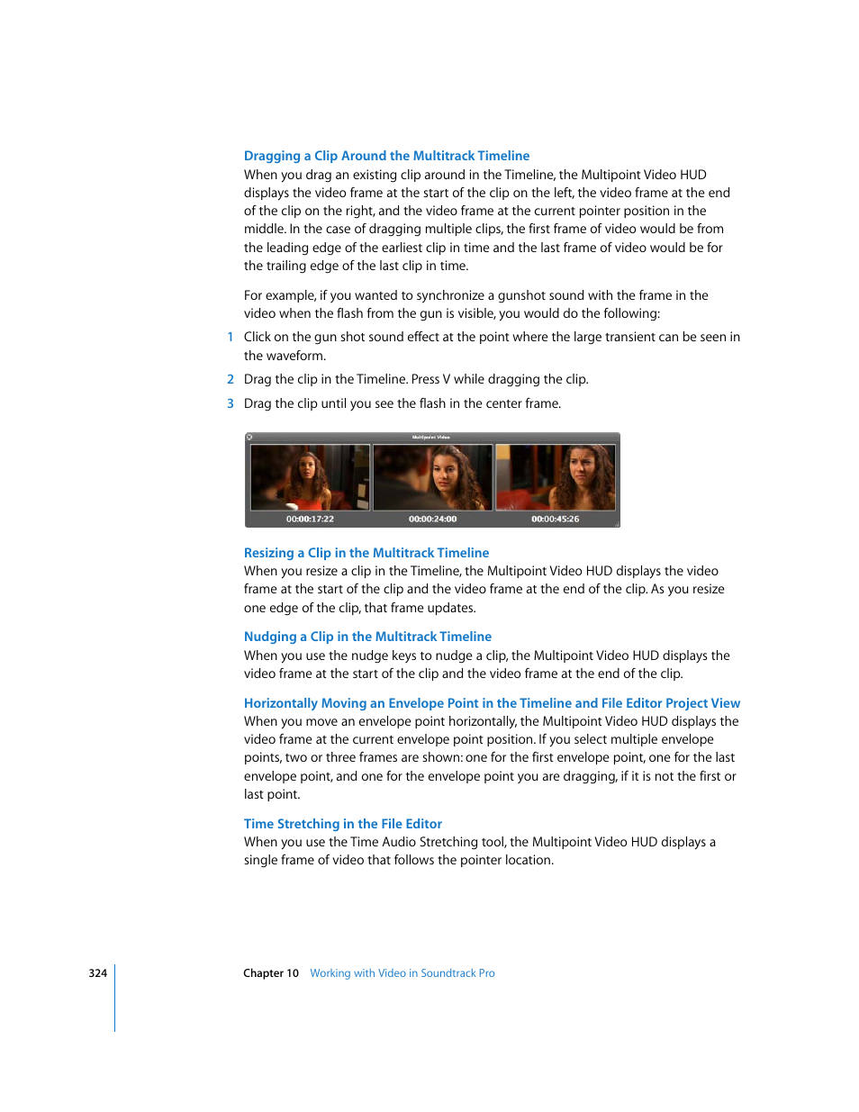 Apple Soundtrack Pro 2 User Manual | Page 324 / 566