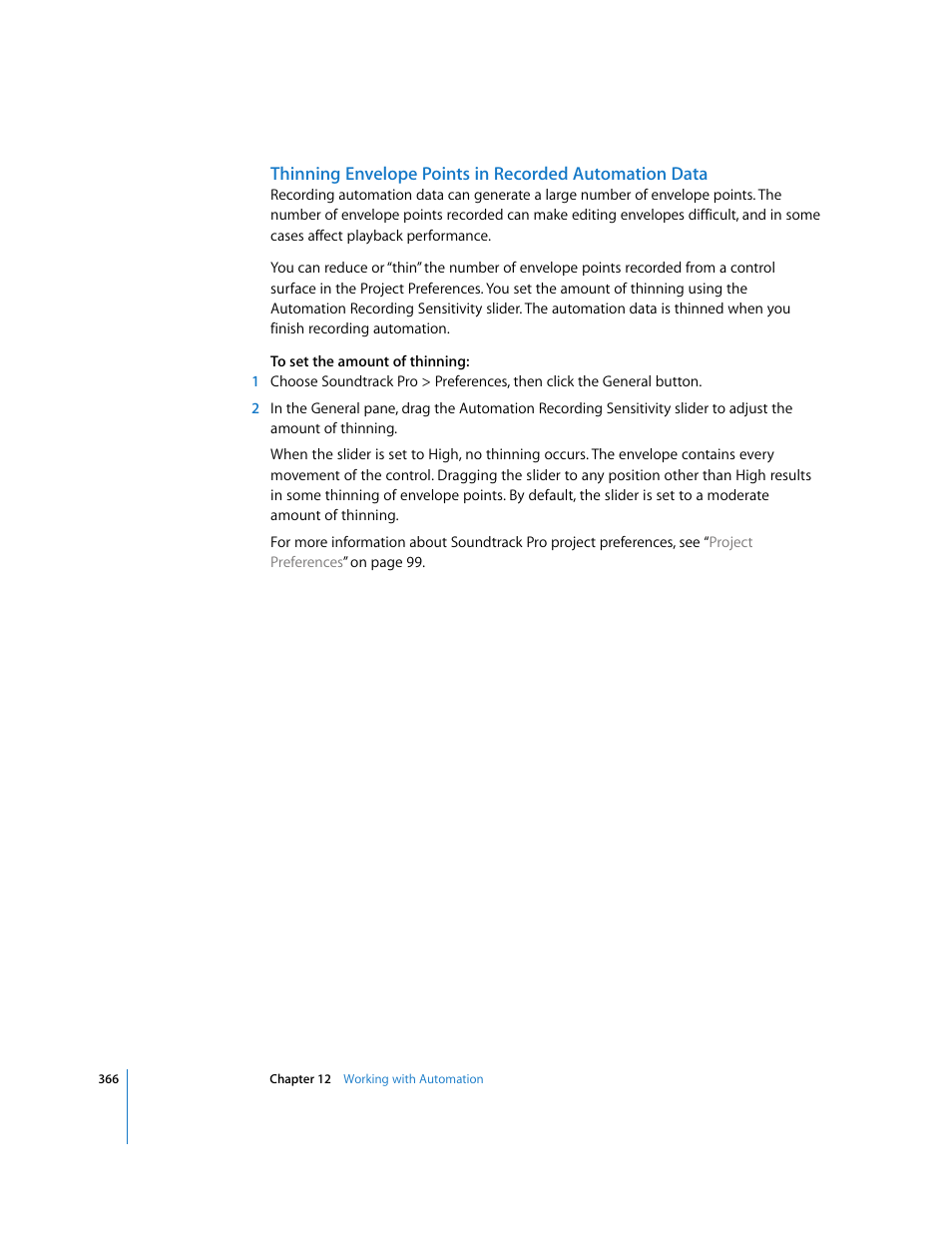 Apple Soundtrack Pro 2 User Manual | Page 366 / 566