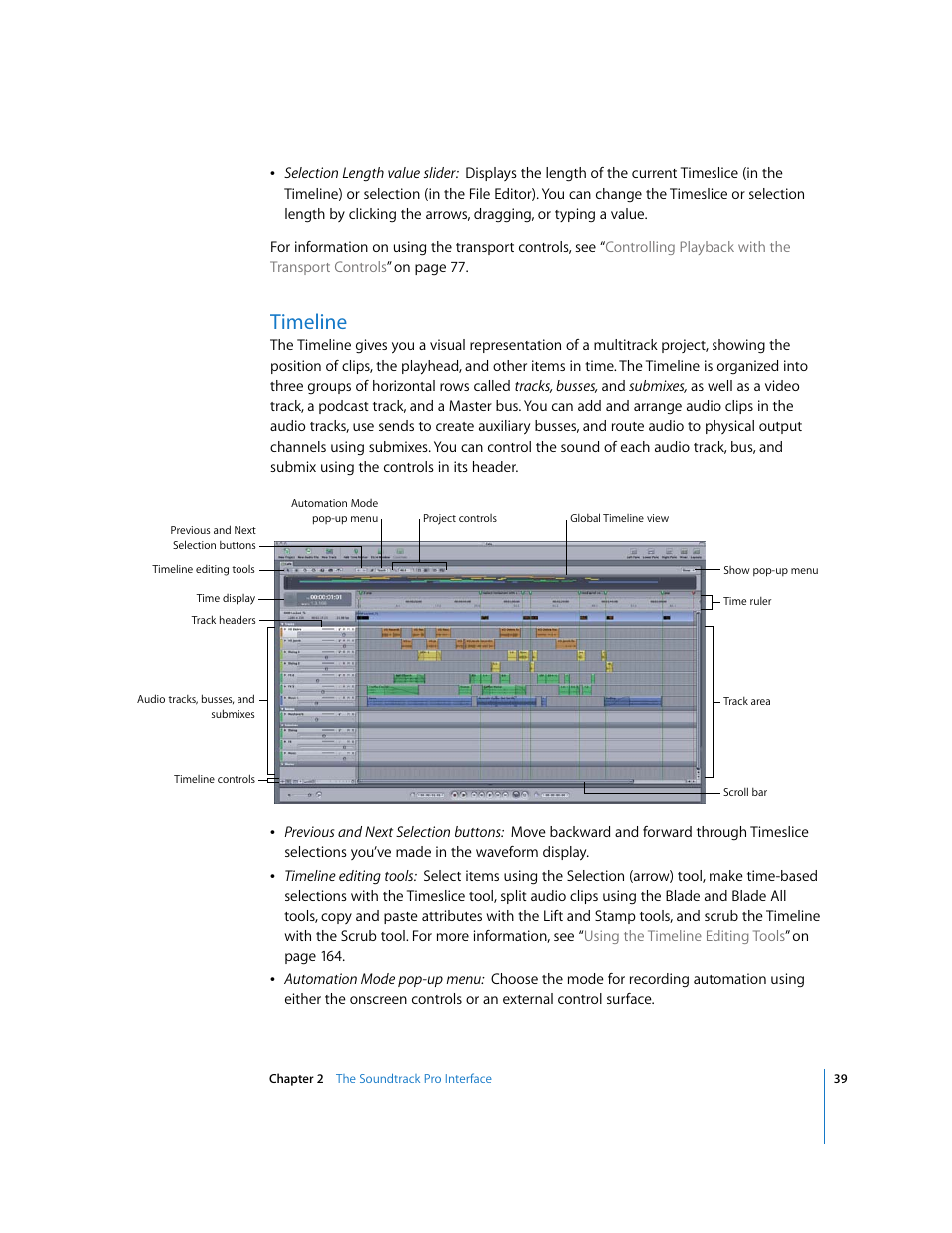 Timeline | Apple Soundtrack Pro 2 User Manual | Page 39 / 566