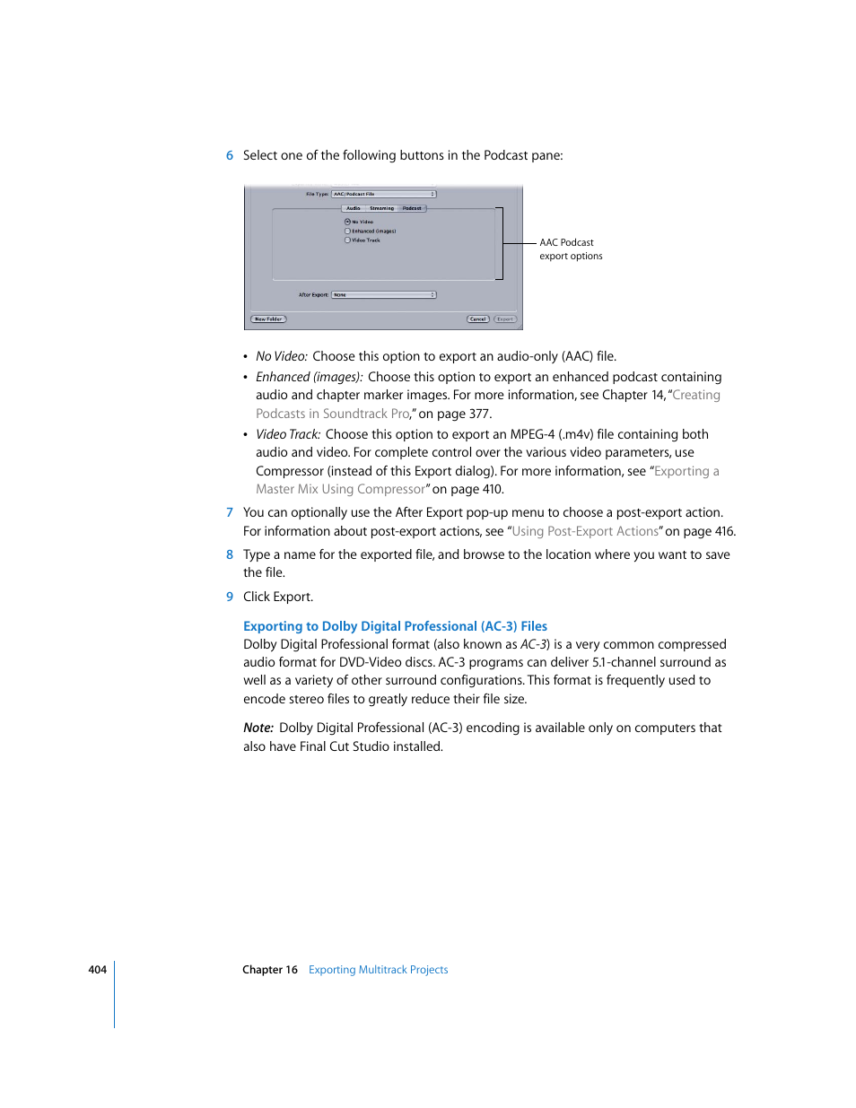 Apple Soundtrack Pro 2 User Manual | Page 404 / 566
