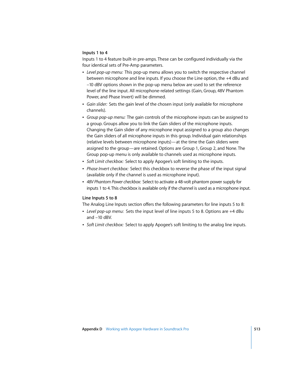 Apple Soundtrack Pro 2 User Manual | Page 513 / 566