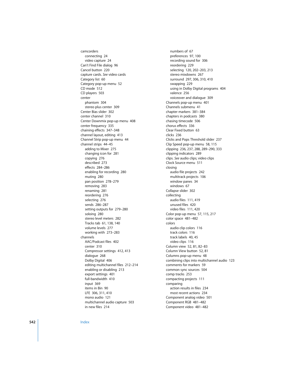 Apple Soundtrack Pro 2 User Manual | Page 542 / 566