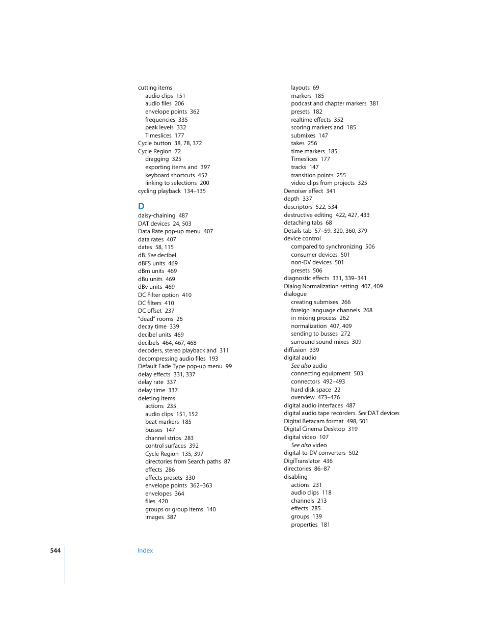 Apple Soundtrack Pro 2 User Manual | Page 544 / 566