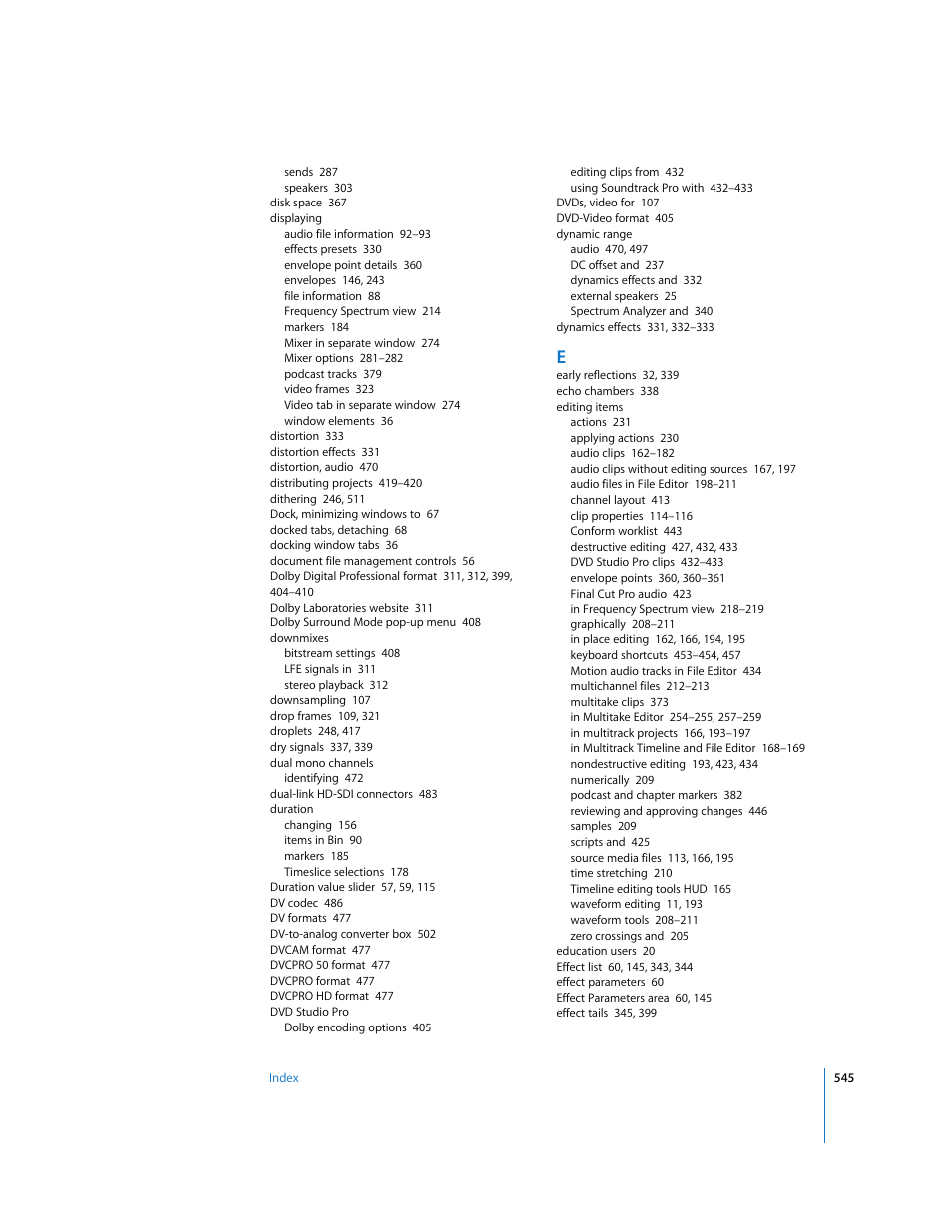 Apple Soundtrack Pro 2 User Manual | Page 545 / 566