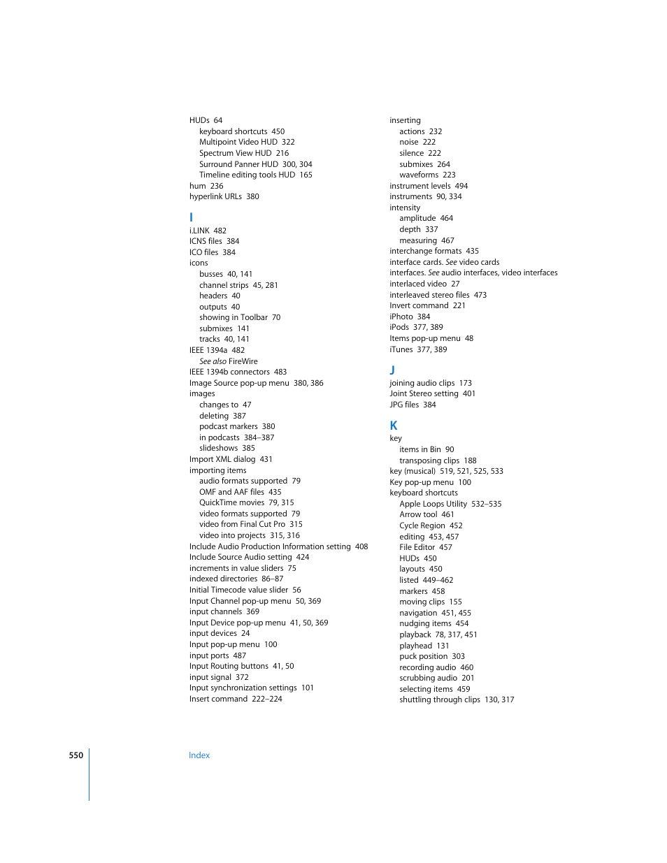 Apple Soundtrack Pro 2 User Manual | Page 550 / 566