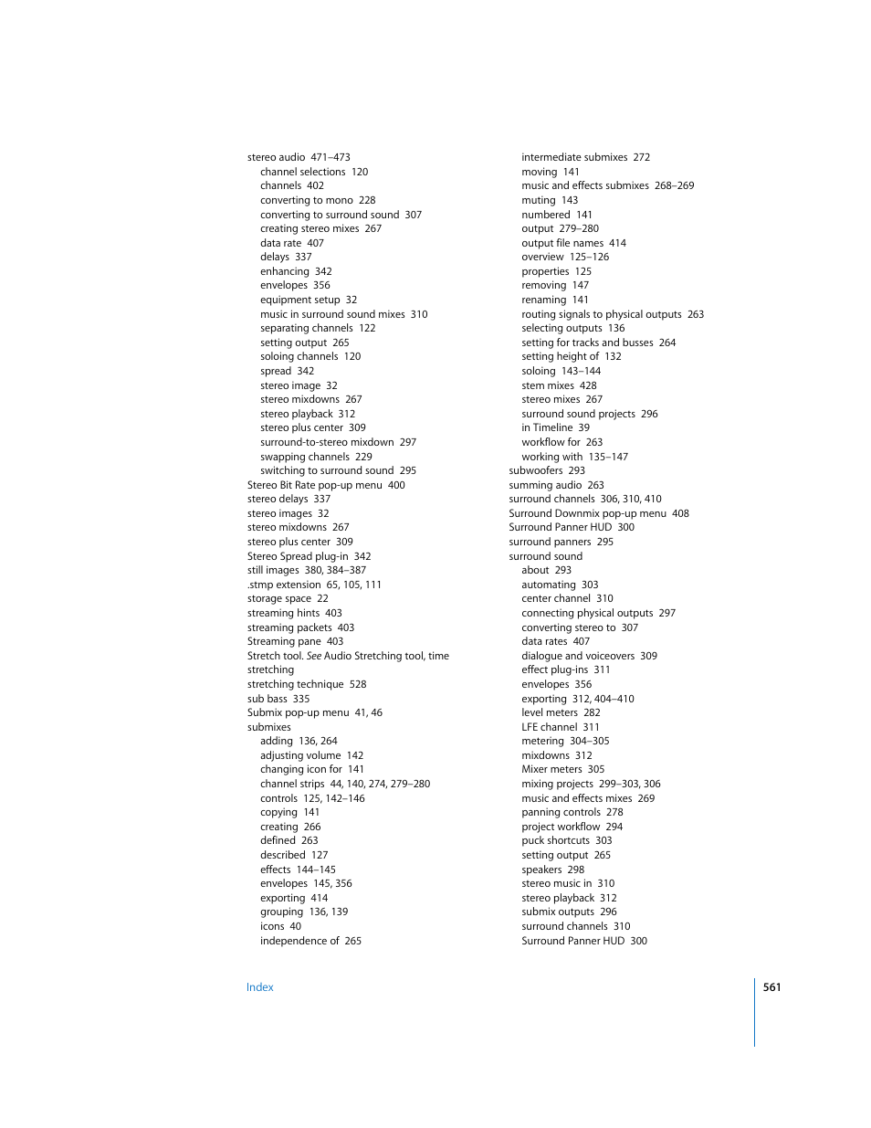 Apple Soundtrack Pro 2 User Manual | Page 561 / 566
