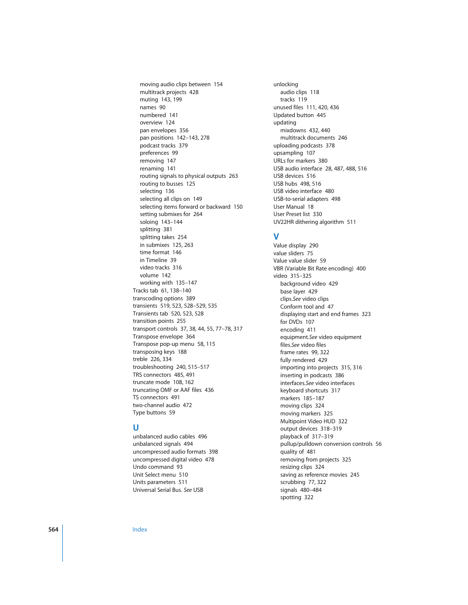 Apple Soundtrack Pro 2 User Manual | Page 564 / 566