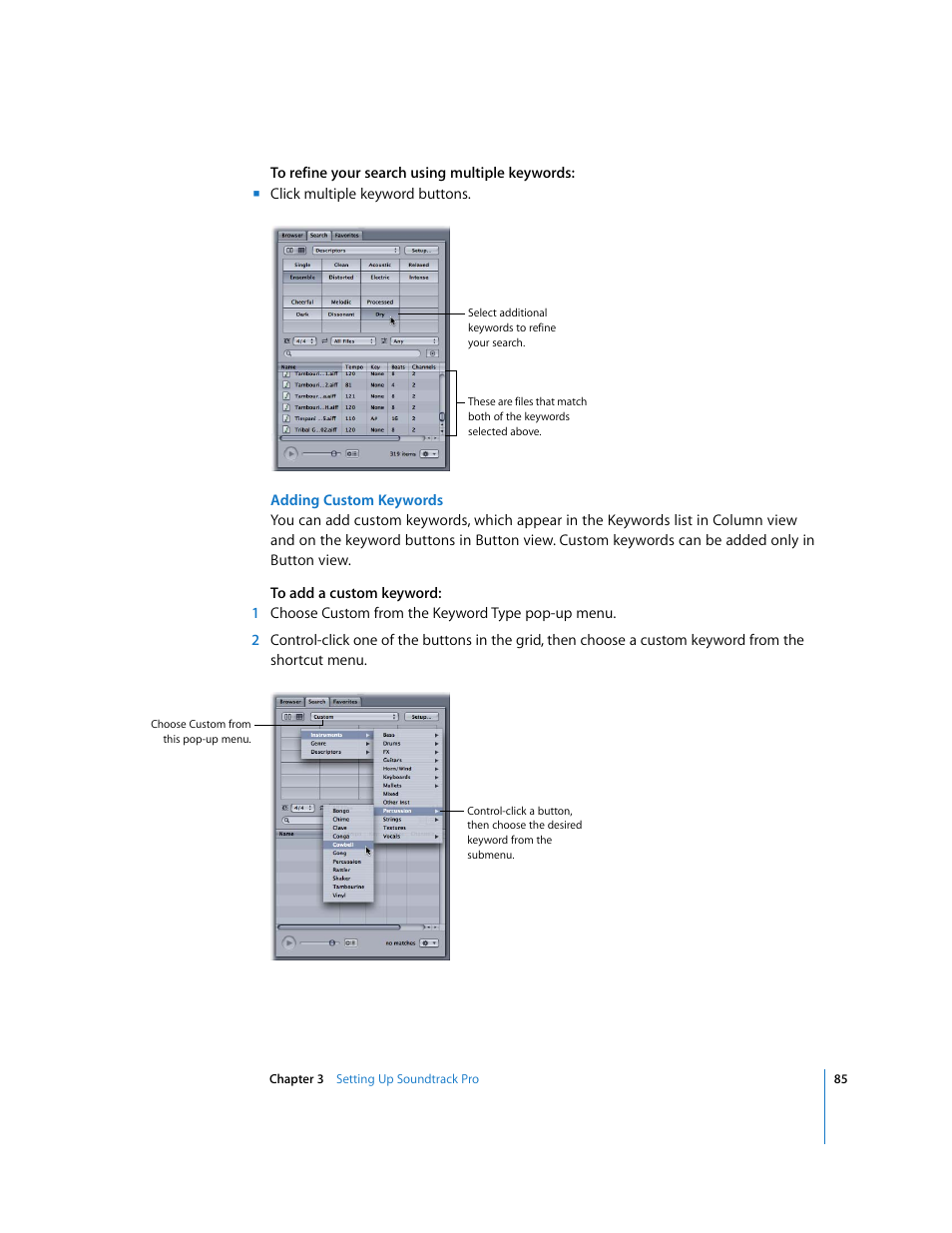 Apple Soundtrack Pro 2 User Manual | Page 85 / 566