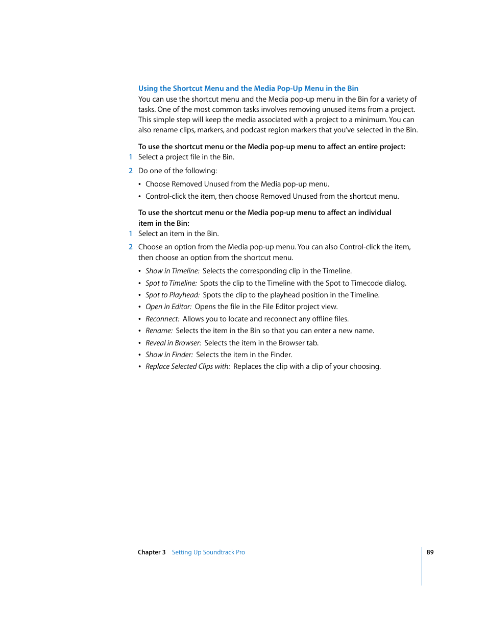 Apple Soundtrack Pro 2 User Manual | Page 89 / 566