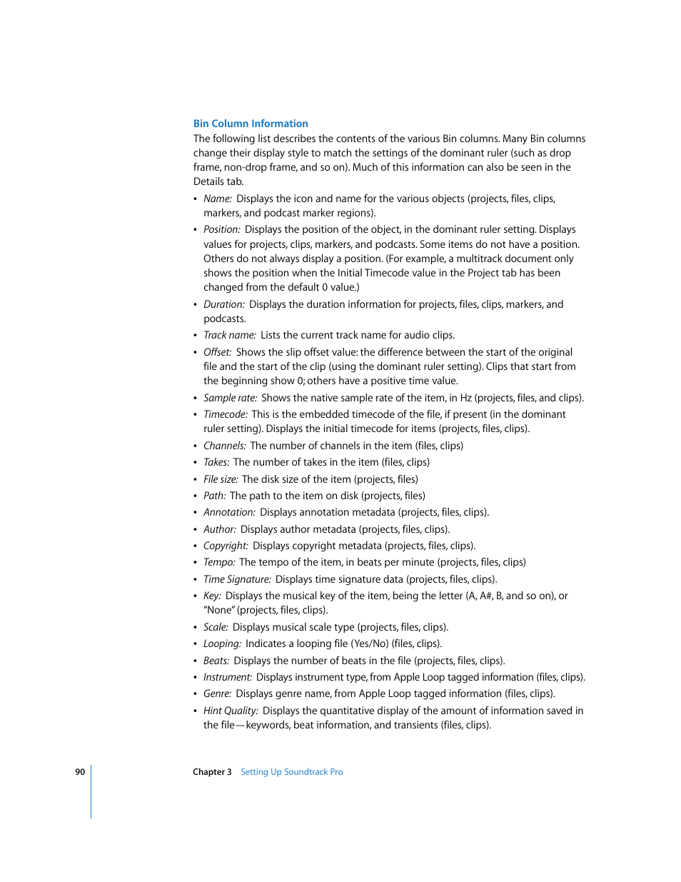 Apple Soundtrack Pro 2 User Manual | Page 90 / 566