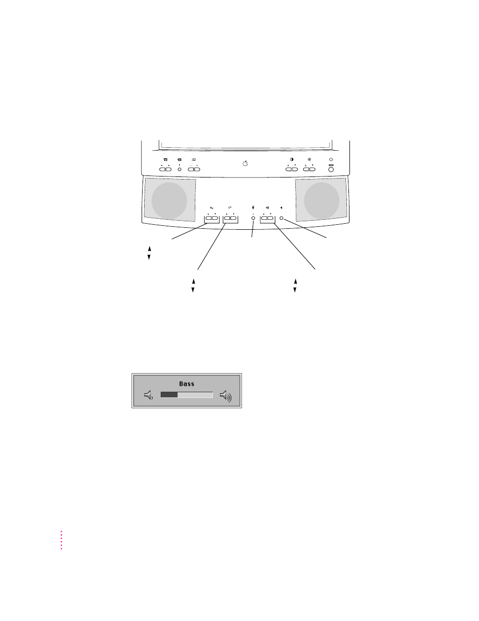 Sound controls at a glance | Apple AppleVision 750 User Manual | Page 42 / 114