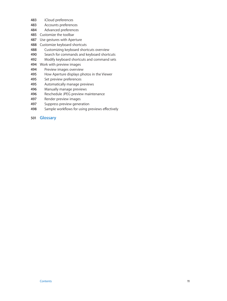 Glossary | Apple Aperture 3.5 User Manual | Page 11 / 526