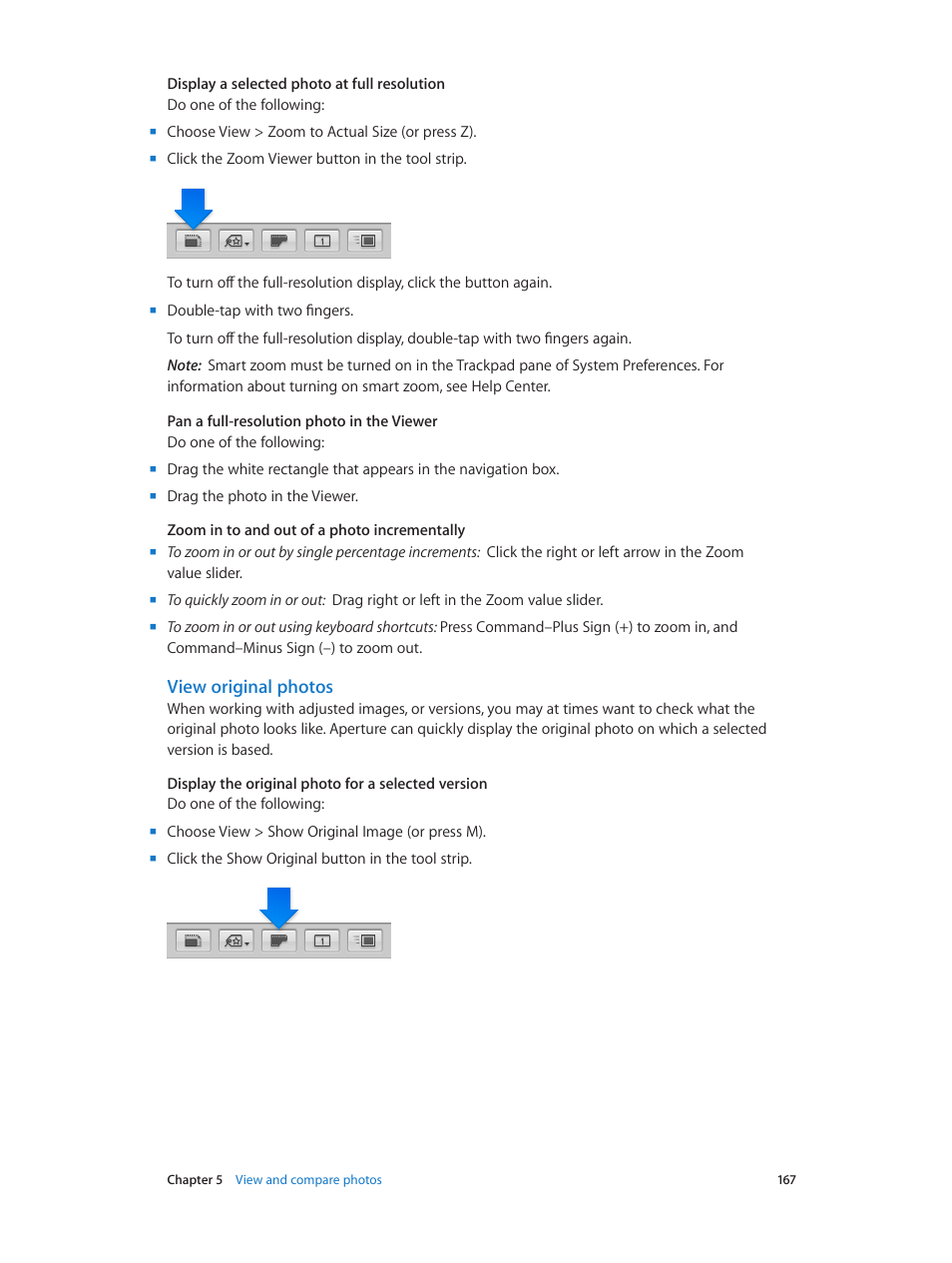View original photos | Apple Aperture 3.5 User Manual | Page 167 / 526