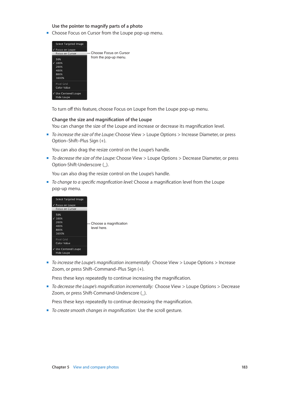 Apple Aperture 3.5 User Manual | Page 183 / 526