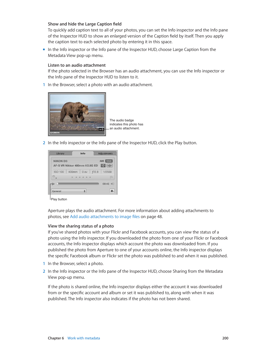 Apple Aperture 3.5 User Manual | Page 200 / 526