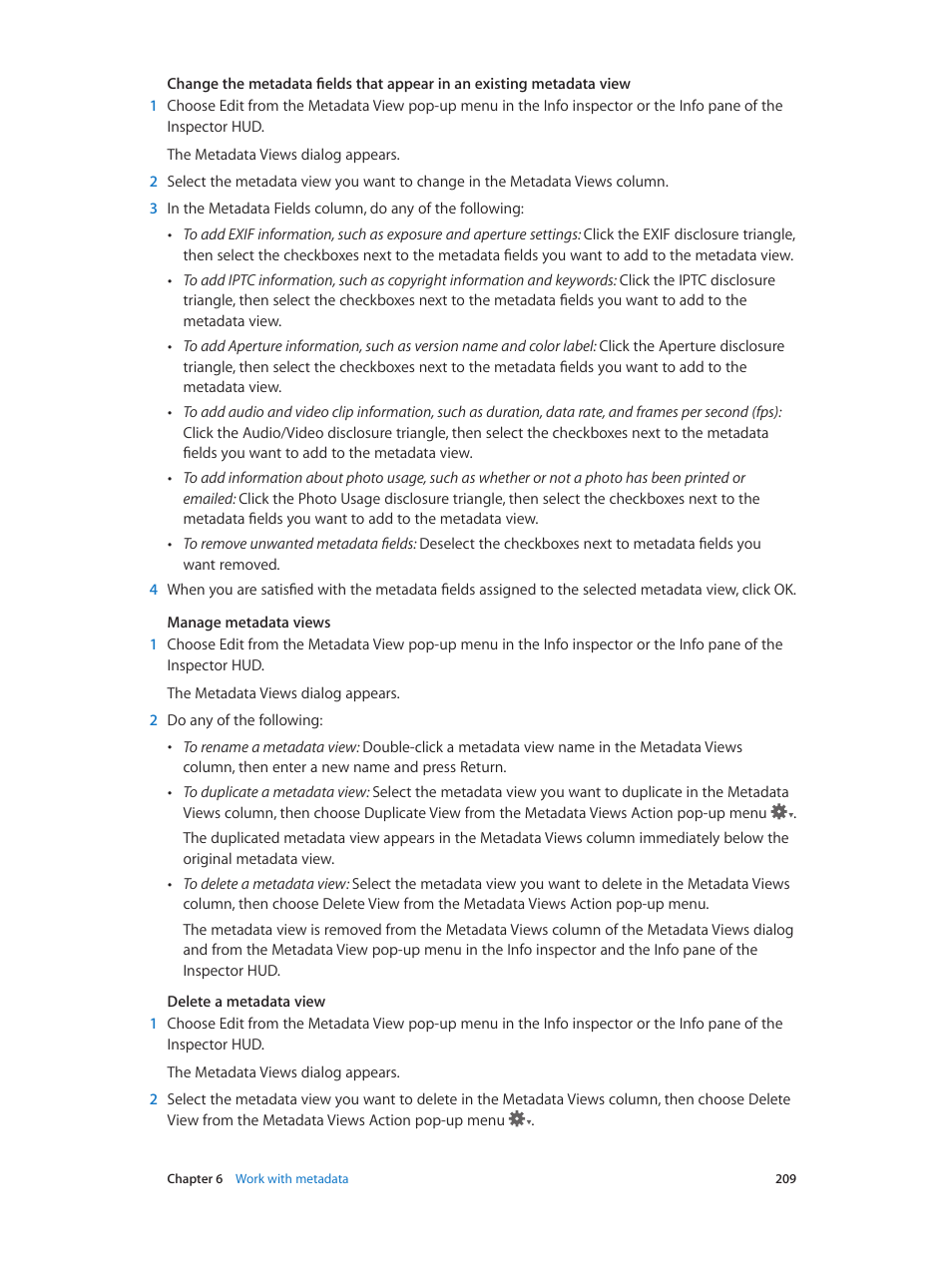 Apple Aperture 3.5 User Manual | Page 209 / 526