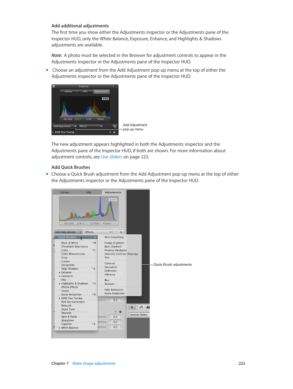 Apple Aperture 3.5 User Manual | Page 222 / 526