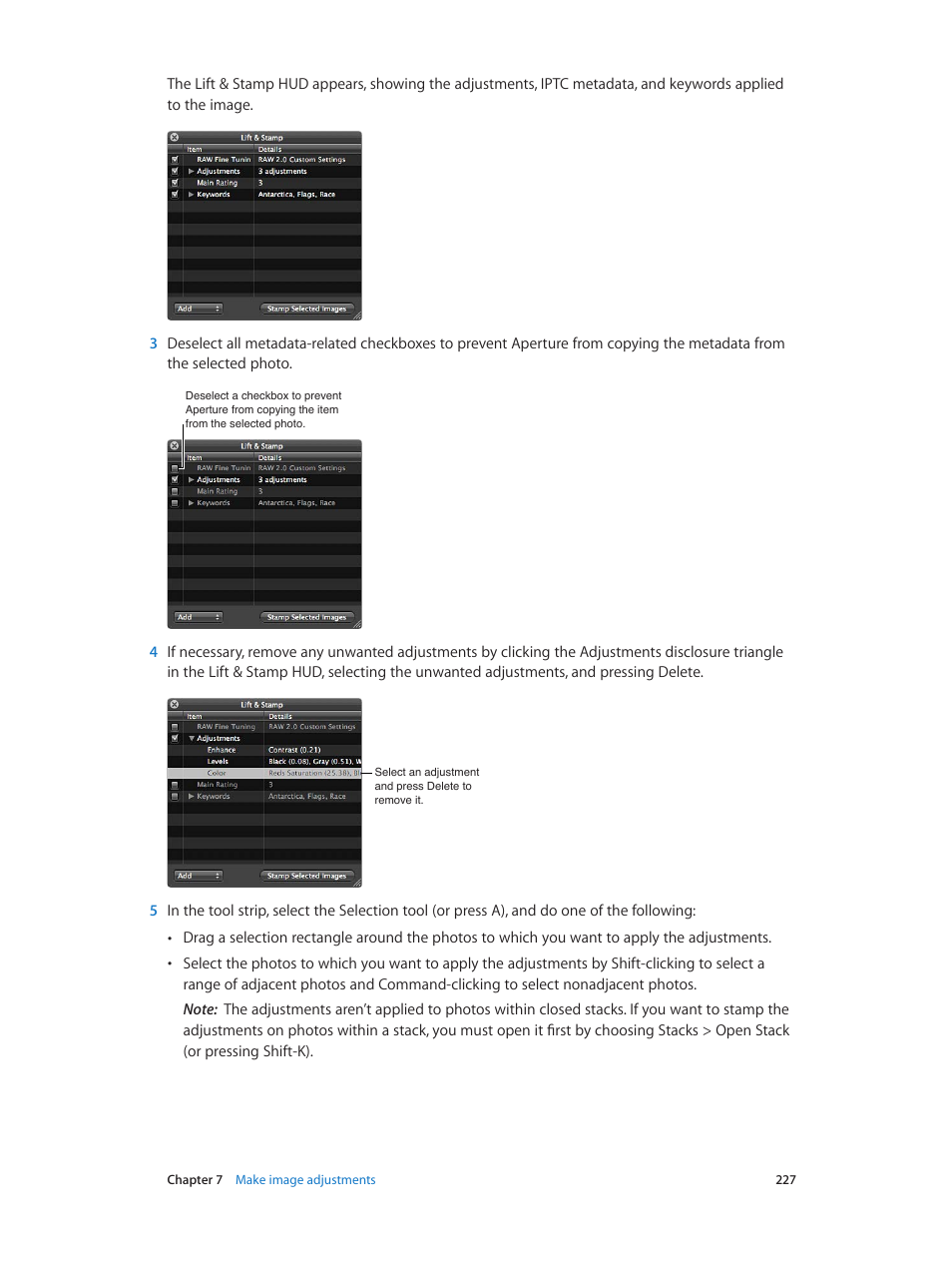 Apple Aperture 3.5 User Manual | Page 227 / 526