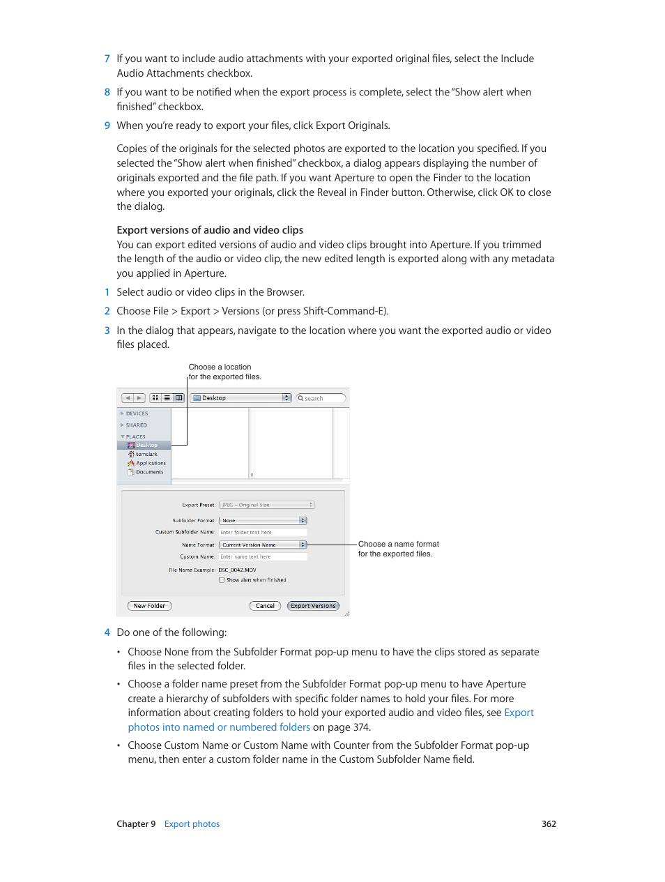 Apple Aperture 3.5 User Manual | Page 362 / 526