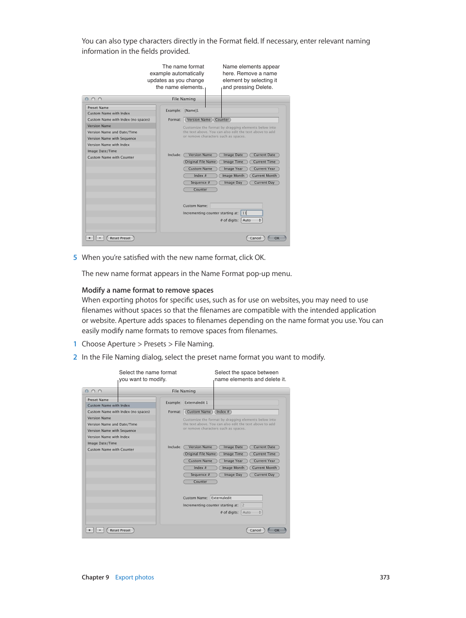 Apple Aperture 3.5 User Manual | Page 373 / 526