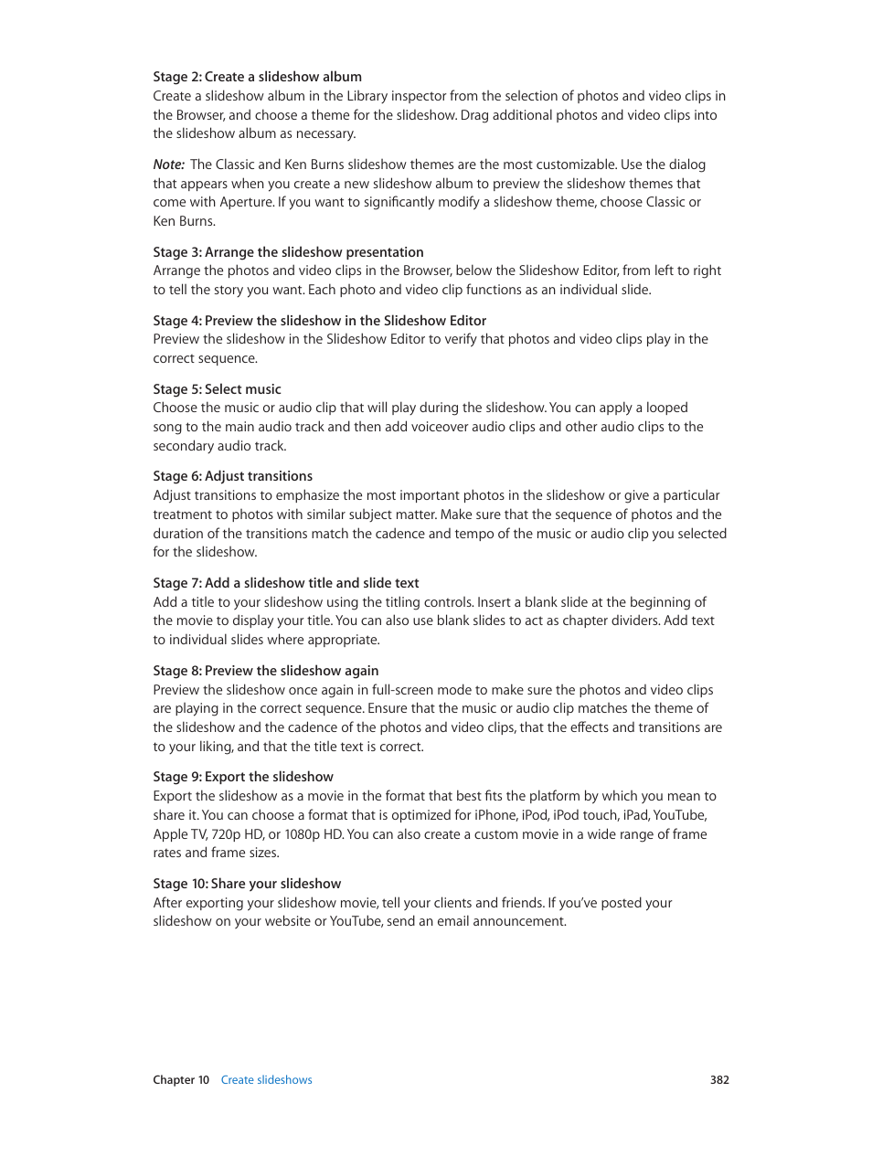 Apple Aperture 3.5 User Manual | Page 382 / 526