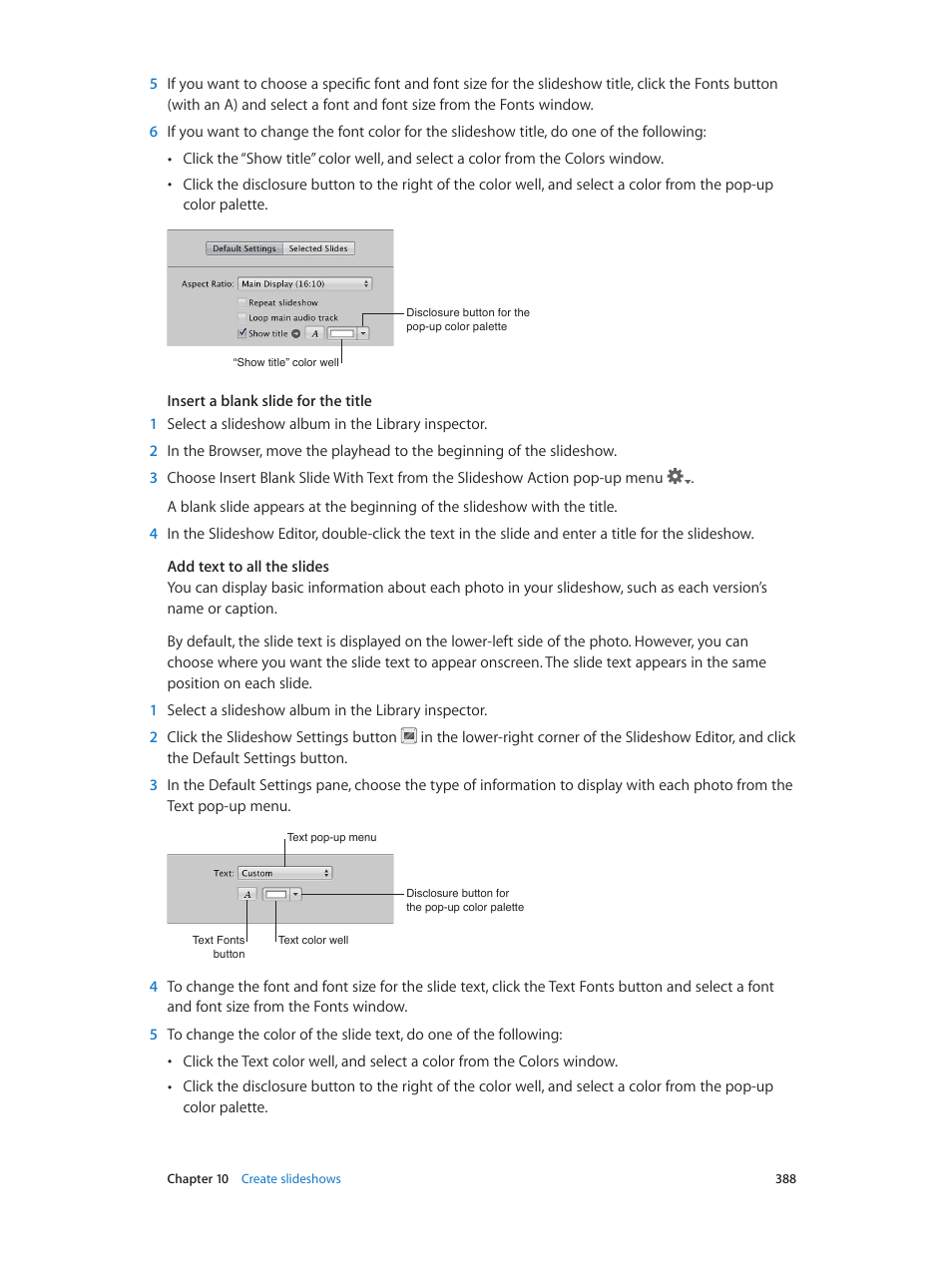 Apple Aperture 3.5 User Manual | Page 388 / 526