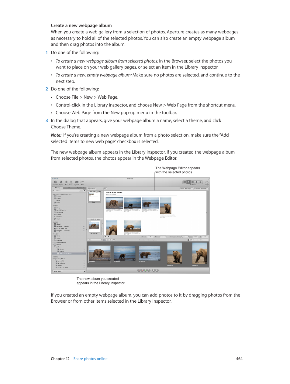 Apple Aperture 3.5 User Manual | Page 464 / 526