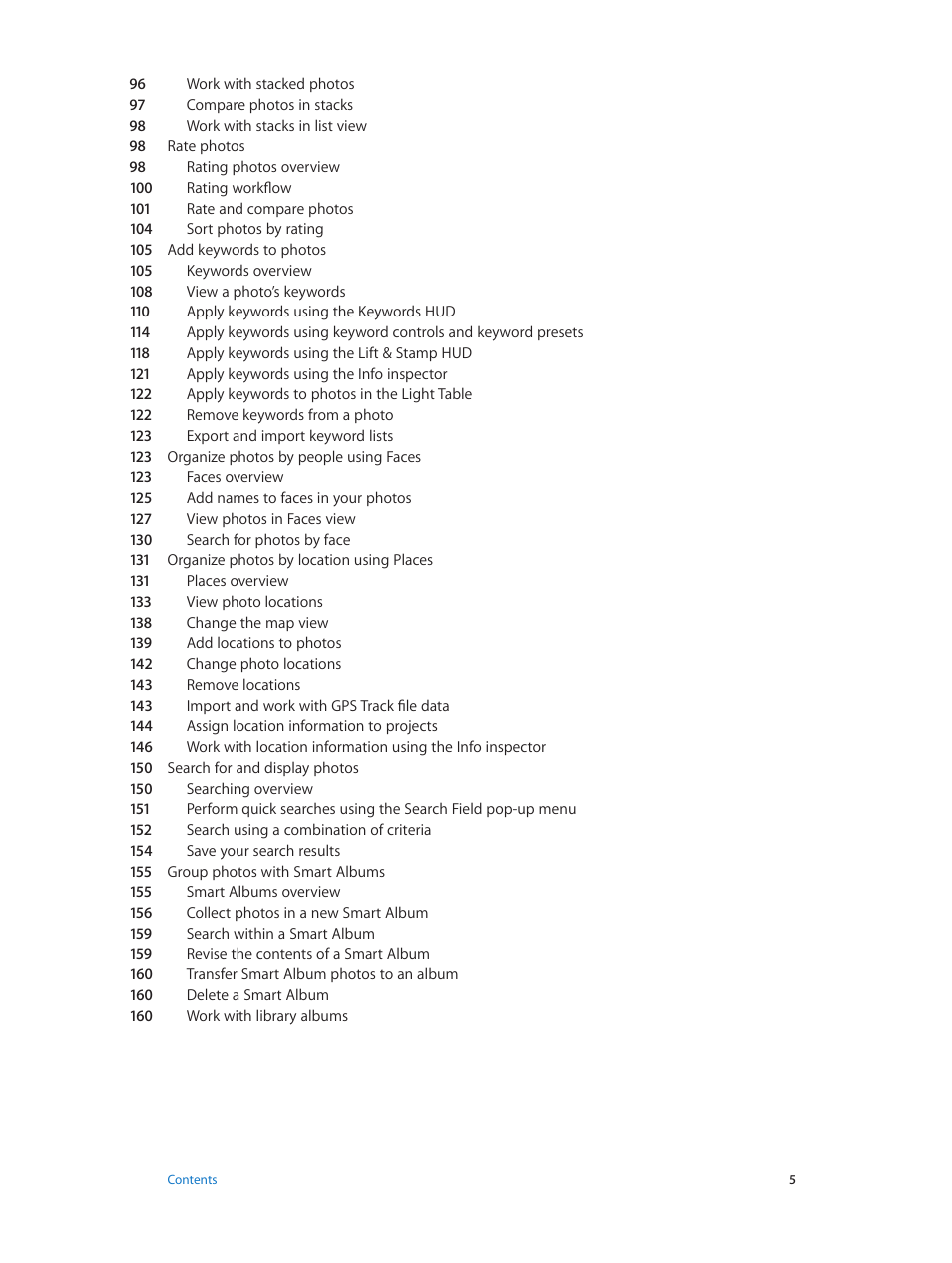 Apple Aperture 3.5 User Manual | Page 5 / 526