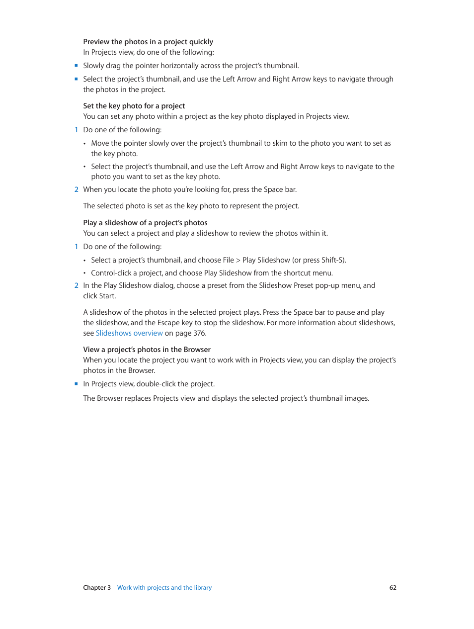 Apple Aperture 3.5 User Manual | Page 62 / 526