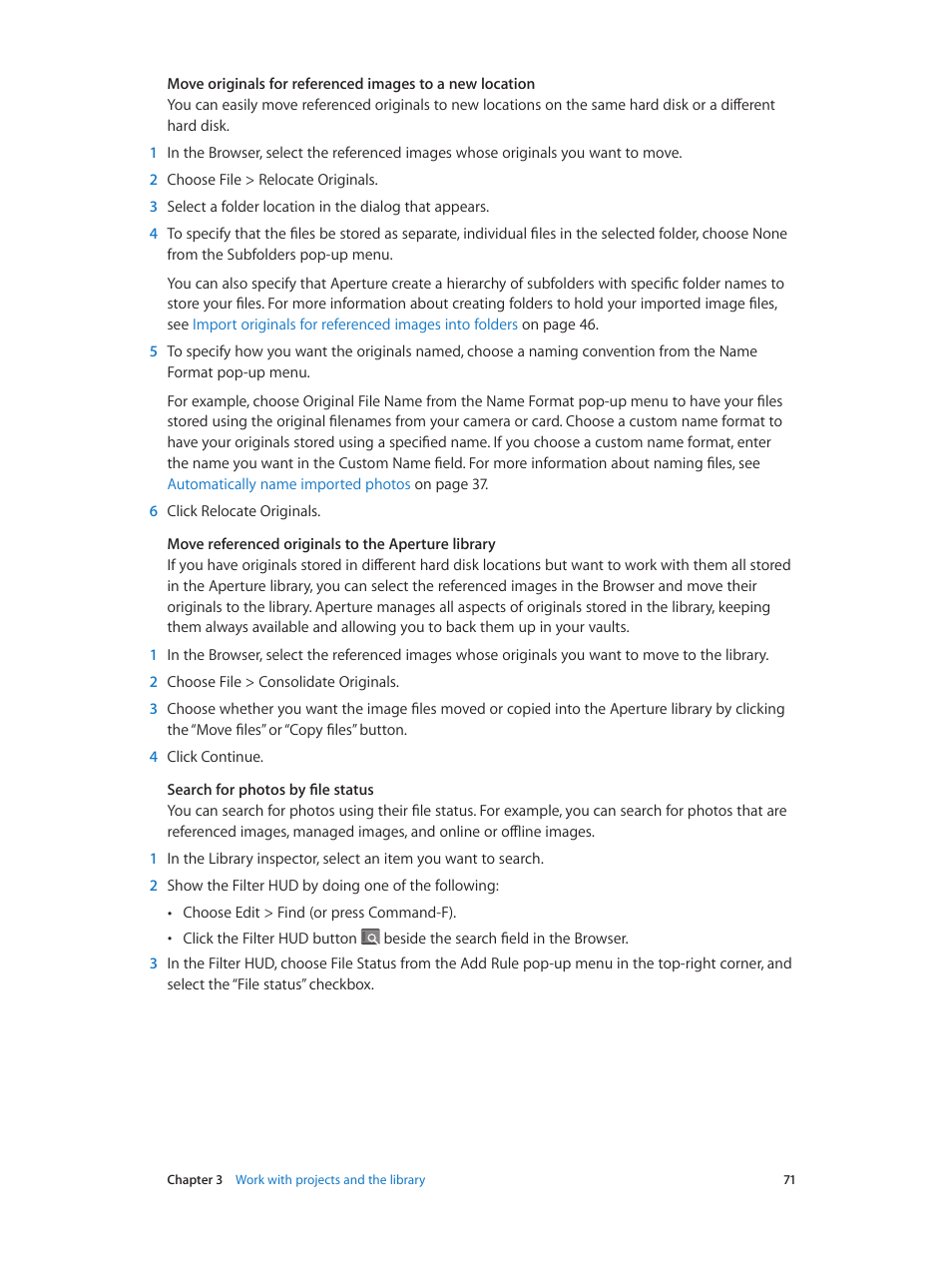 Apple Aperture 3.5 User Manual | Page 71 / 526