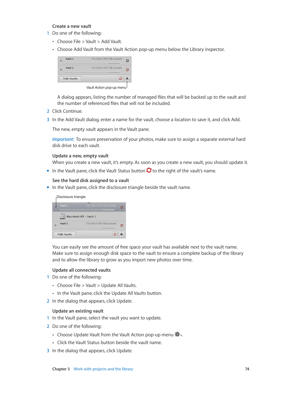 Apple Aperture 3.5 User Manual | Page 74 / 526