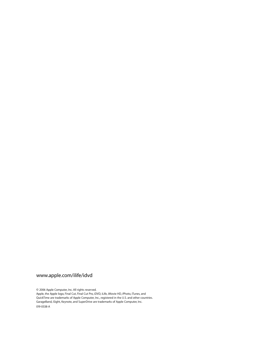 Apple iDVD 6 User Manual | Page 48 / 48