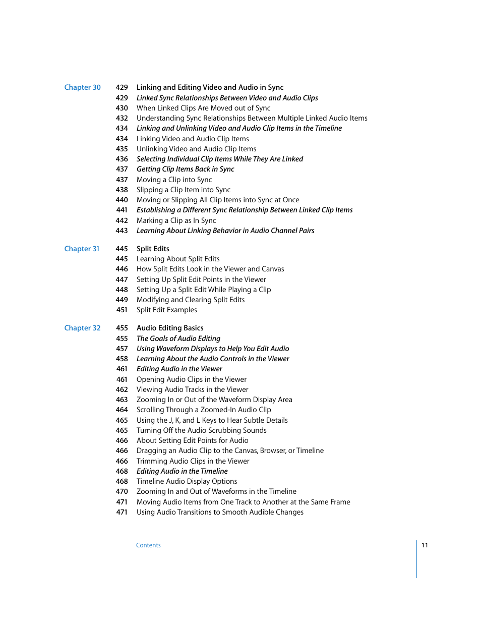 Apple Final Cut Express 4 User Manual | Page 11 / 1152
