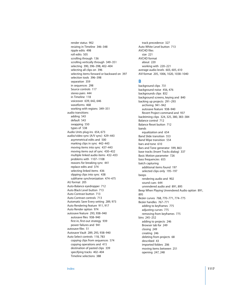 Apple Final Cut Express 4 User Manual | Page 1117 / 1152