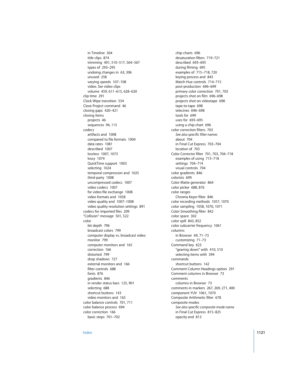 Apple Final Cut Express 4 User Manual | Page 1121 / 1152