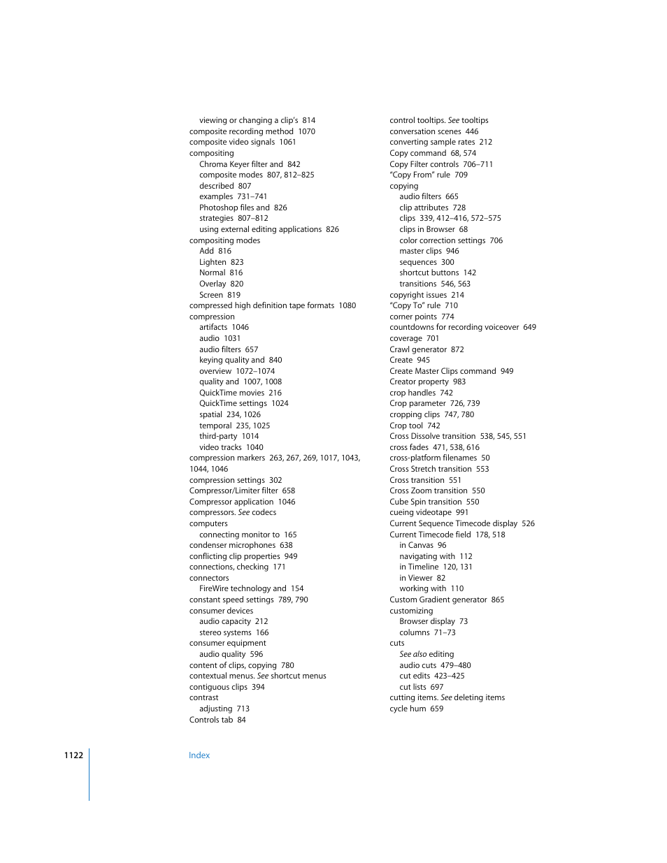 Apple Final Cut Express 4 User Manual | Page 1122 / 1152