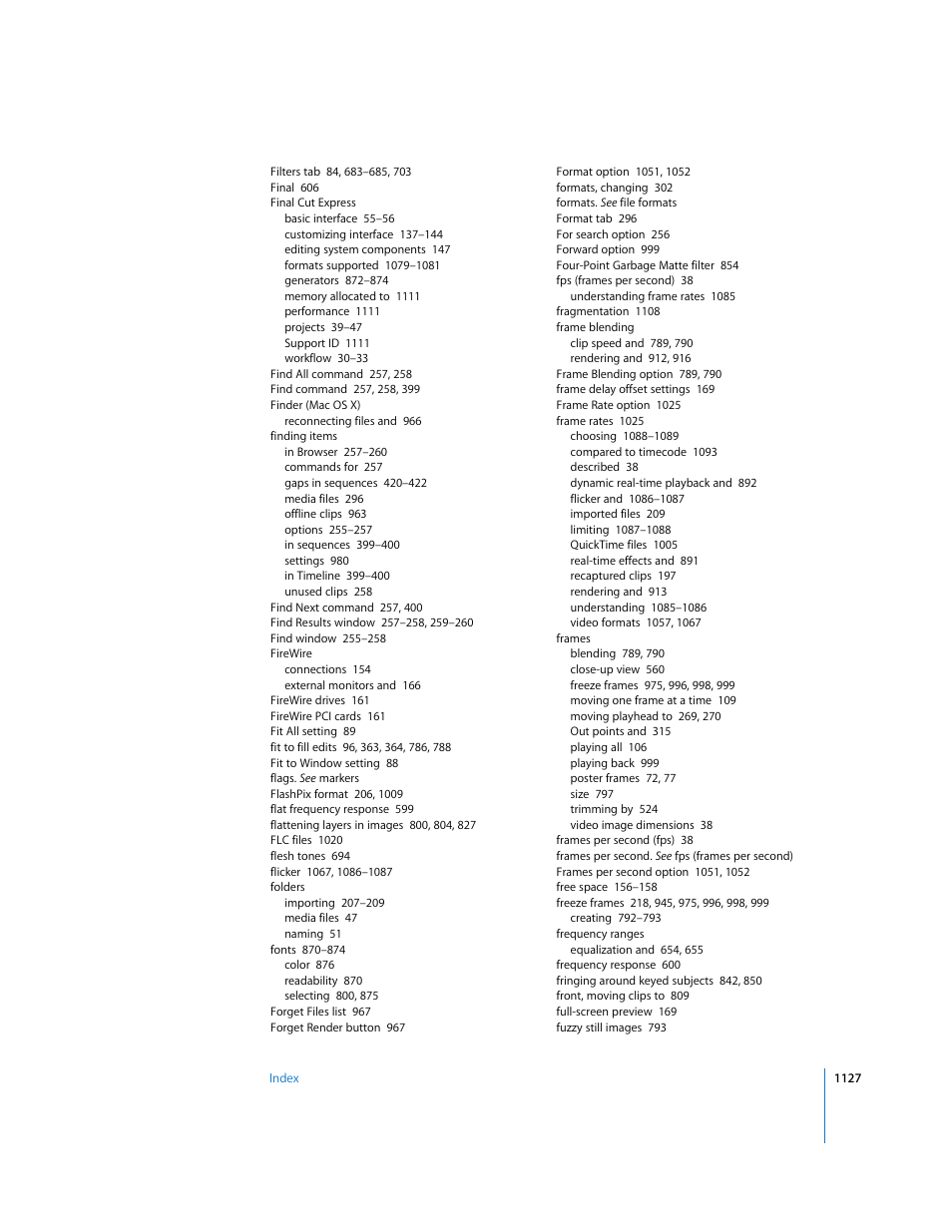 Apple Final Cut Express 4 User Manual | Page 1127 / 1152