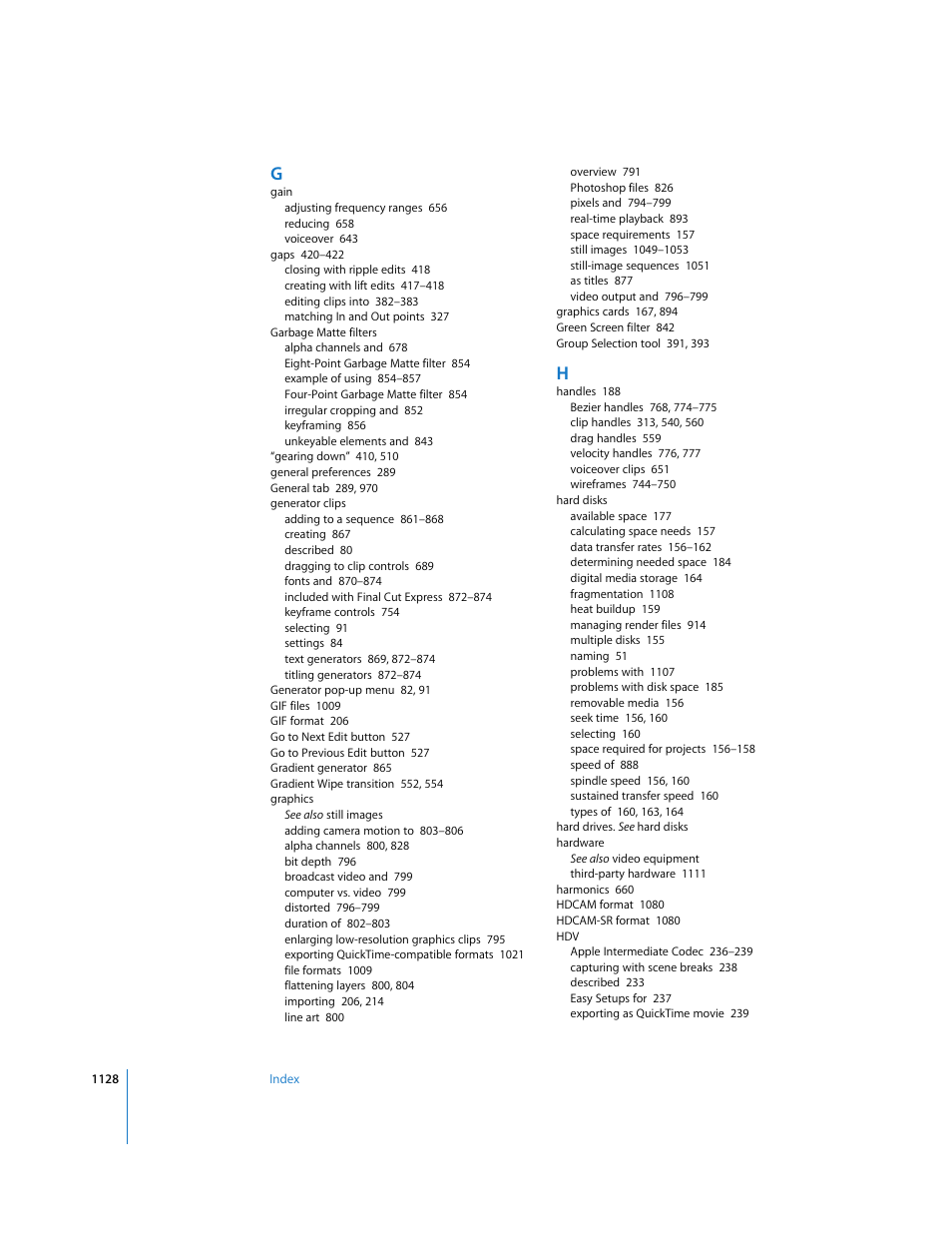 Apple Final Cut Express 4 User Manual | Page 1128 / 1152