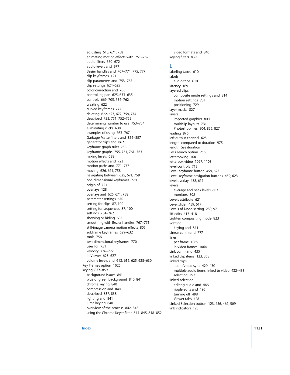 Apple Final Cut Express 4 User Manual | Page 1131 / 1152