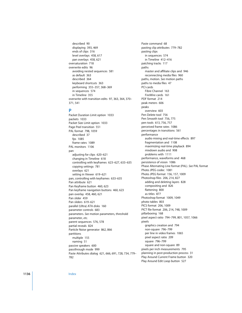 Apple Final Cut Express 4 User Manual | Page 1136 / 1152