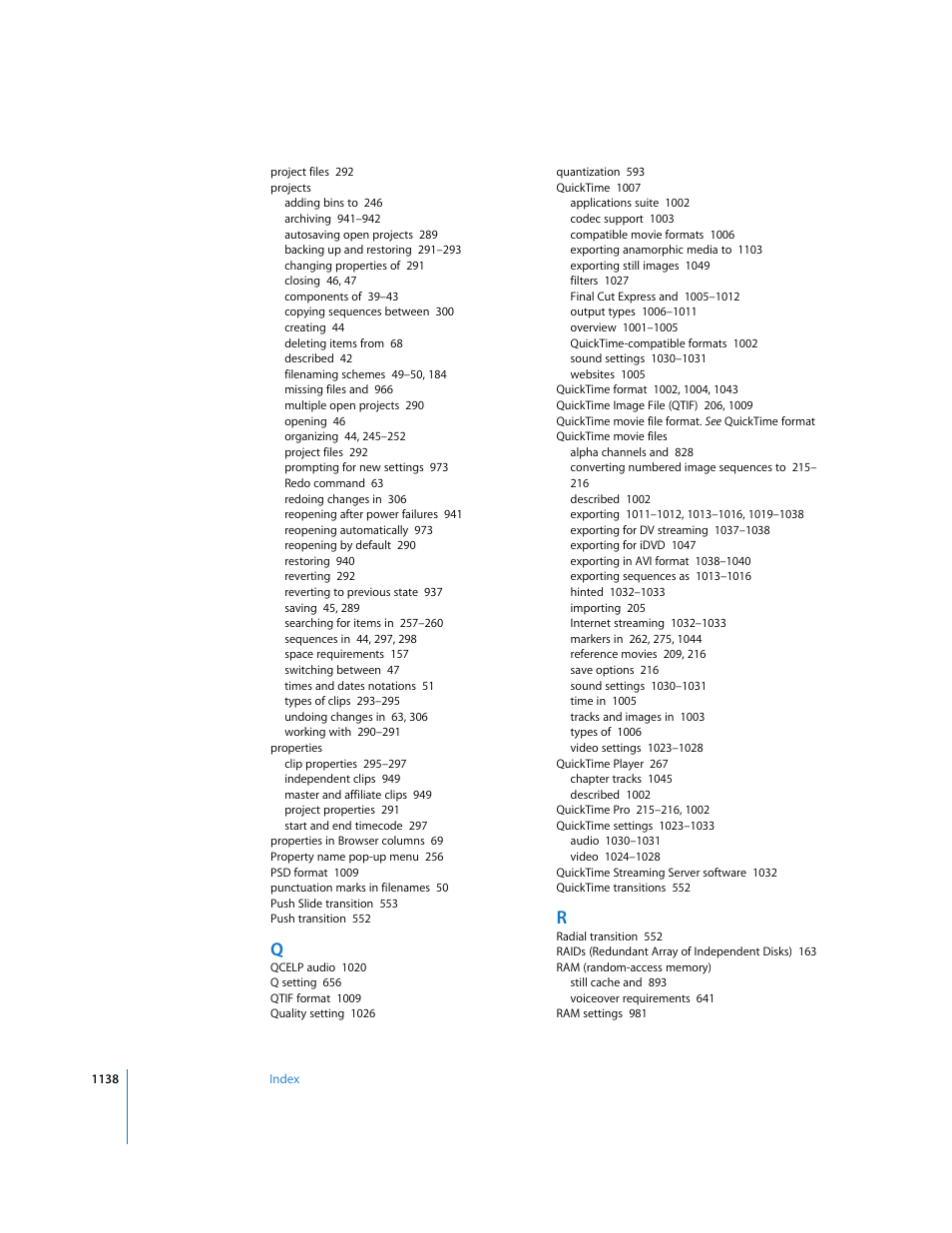 Apple Final Cut Express 4 User Manual | Page 1138 / 1152