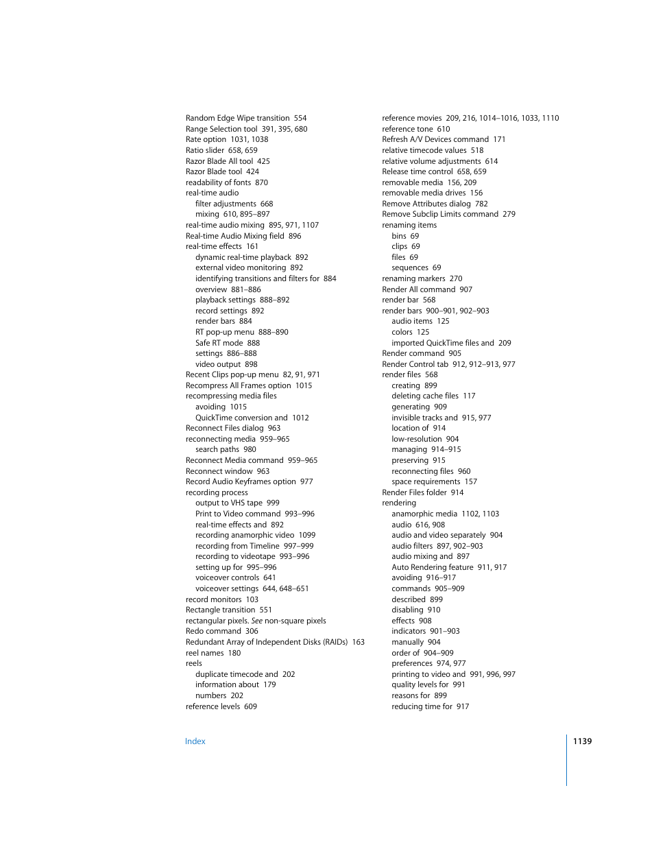 Apple Final Cut Express 4 User Manual | Page 1139 / 1152