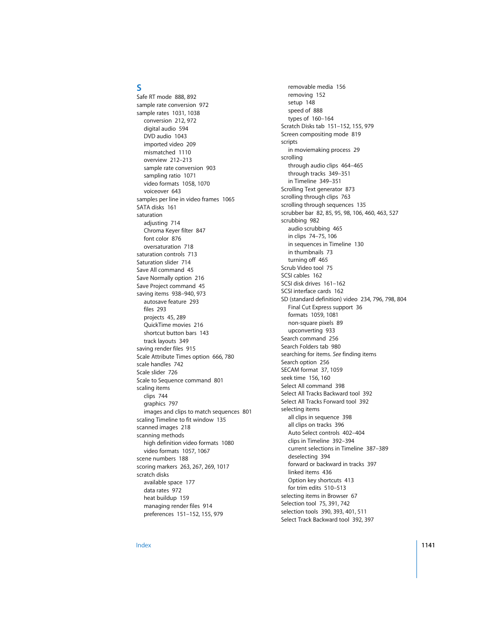 Apple Final Cut Express 4 User Manual | Page 1141 / 1152