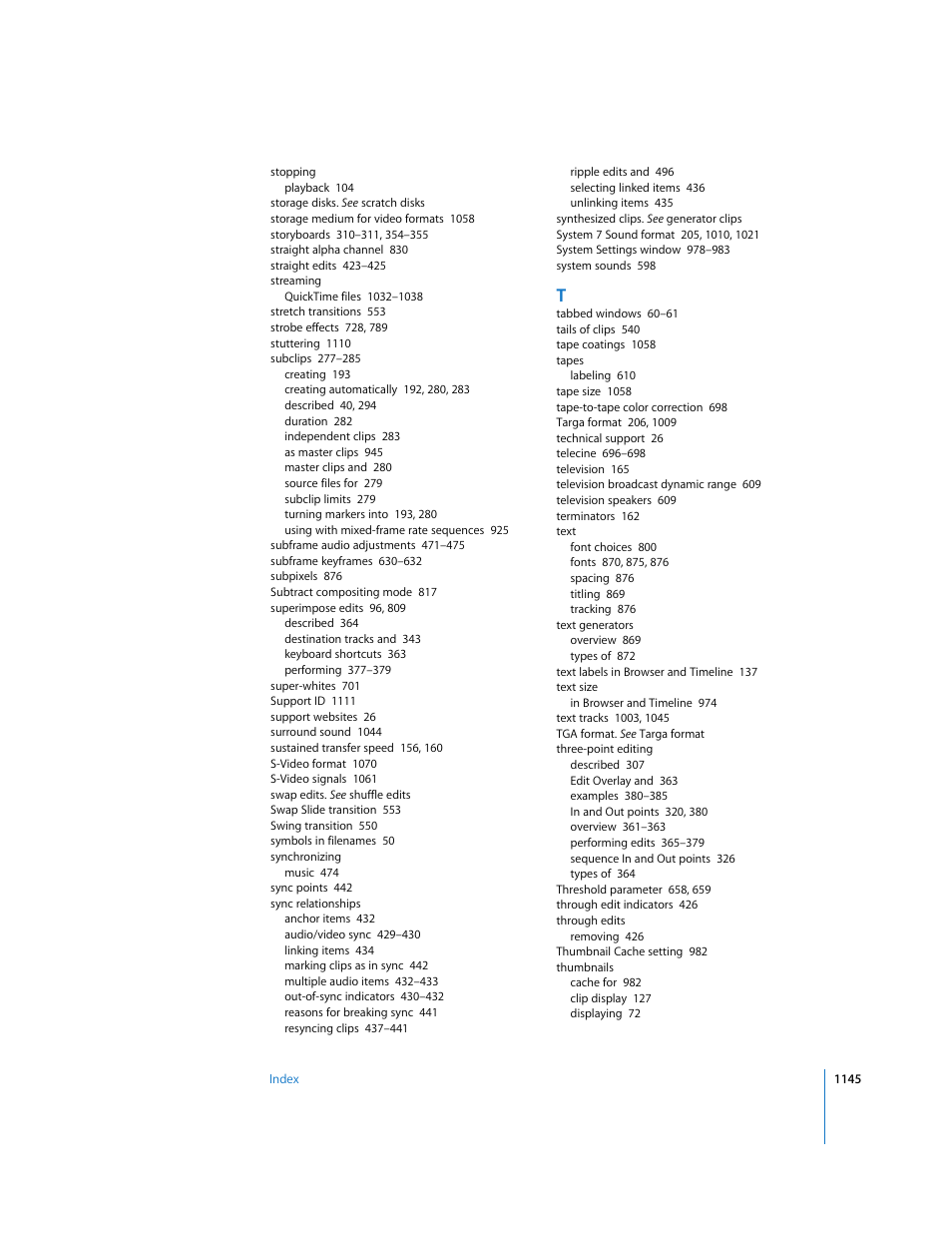 Apple Final Cut Express 4 User Manual | Page 1145 / 1152