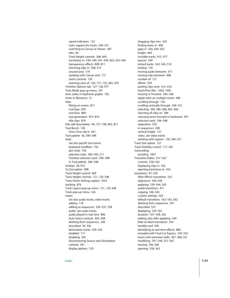 Apple Final Cut Express 4 User Manual | Page 1147 / 1152