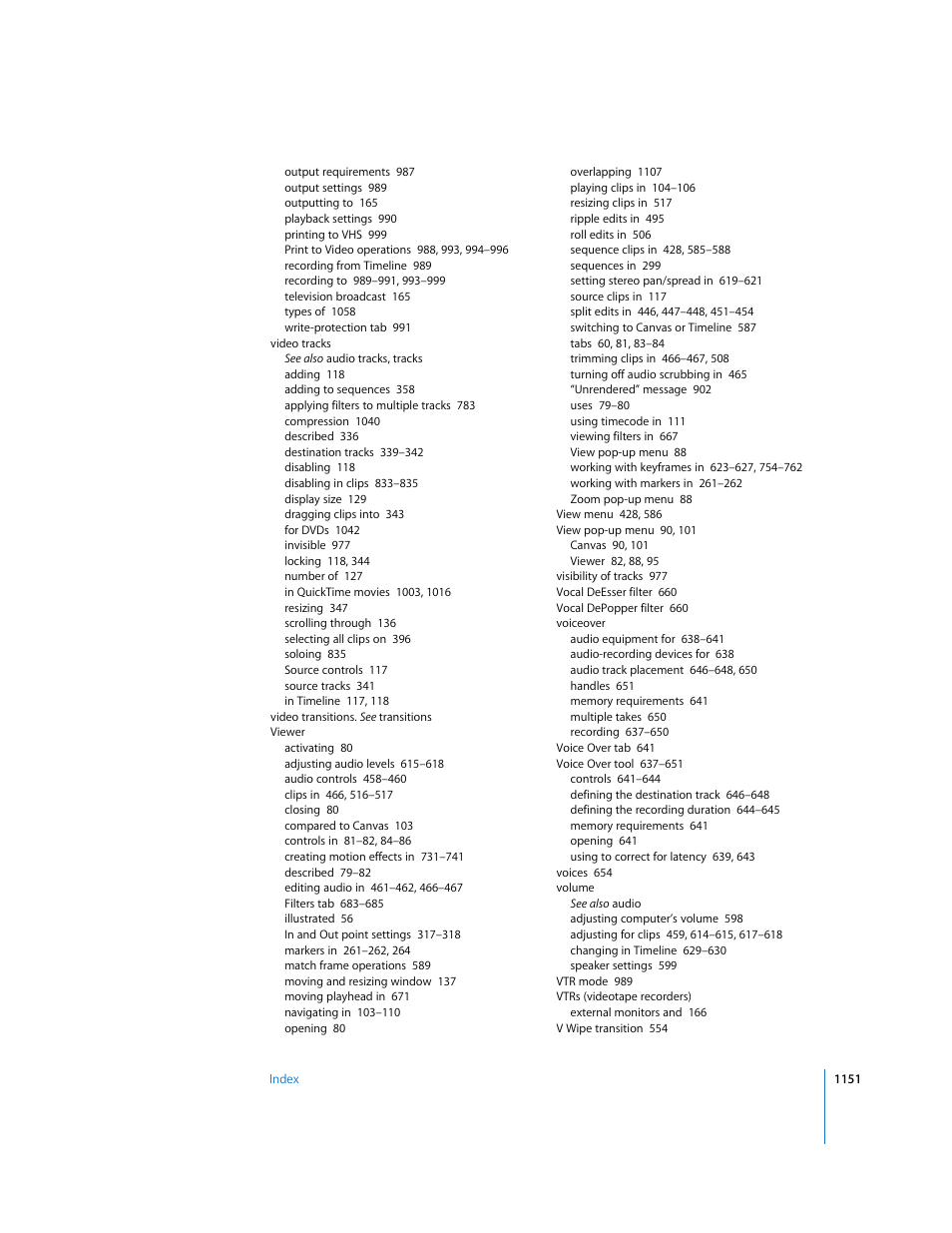 Apple Final Cut Express 4 User Manual | Page 1151 / 1152