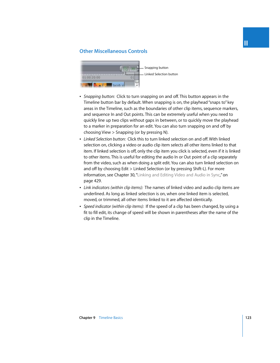 Other miscellaneous controls | Apple Final Cut Express 4 User Manual | Page 123 / 1152