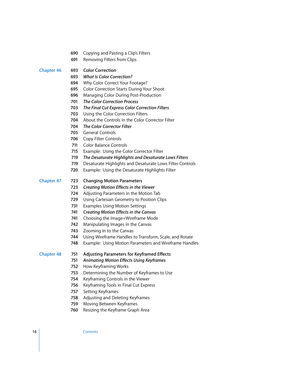 Apple Final Cut Express 4 User Manual | Page 16 / 1152