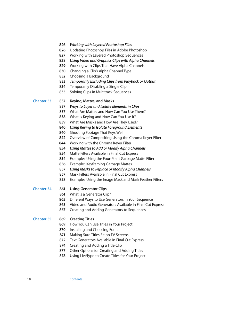 Apple Final Cut Express 4 User Manual | Page 18 / 1152